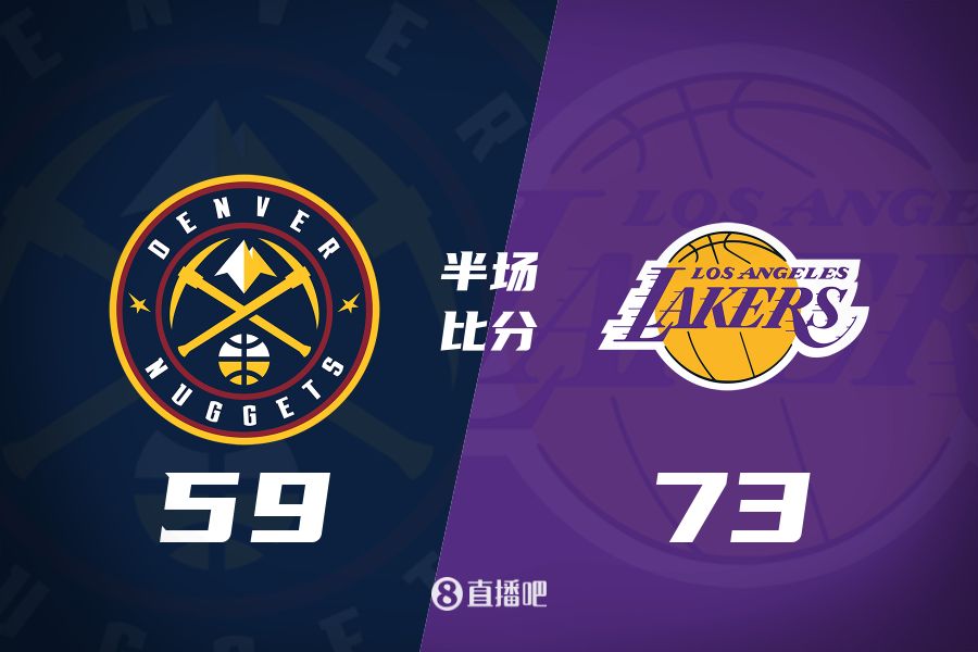  水銀瀉地的進(jìn)攻火力次節(jié)暫緩！東契奇25分 湖人半場領(lǐng)先掘金14分