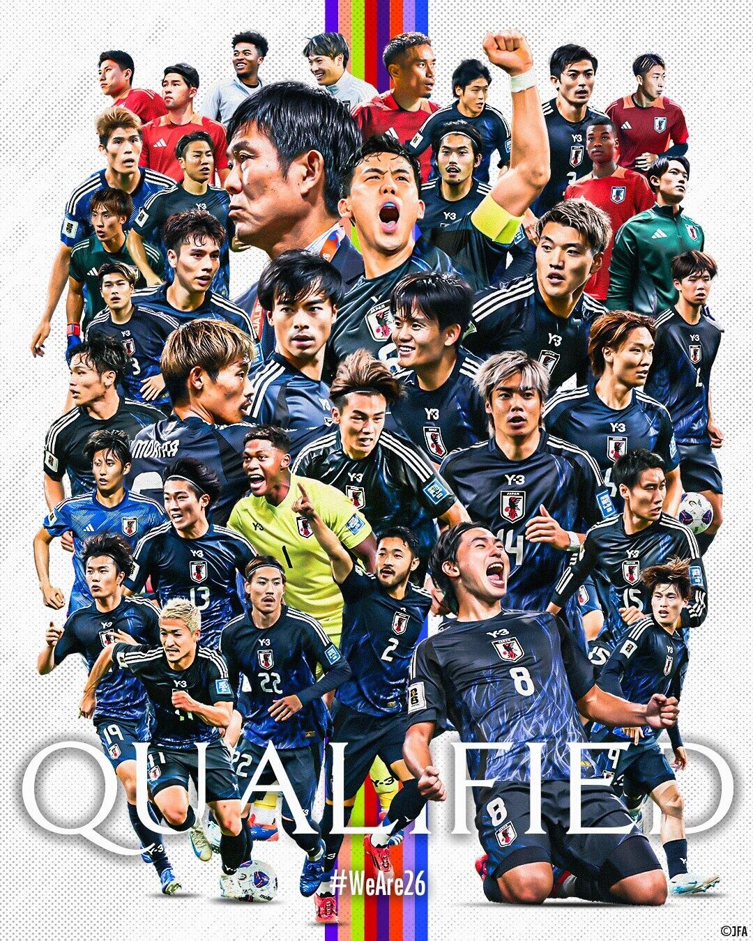  斷層領(lǐng)先！日本7輪6勝1平提前晉級(jí)世界杯，全球除東道主外首隊(duì)！