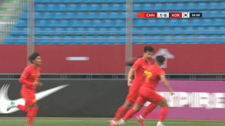  U22國(guó)足1-0韓國(guó)全場(chǎng)數(shù)據(jù)：控球率49%落后韓國(guó)，10射7正領(lǐng)先對(duì)手