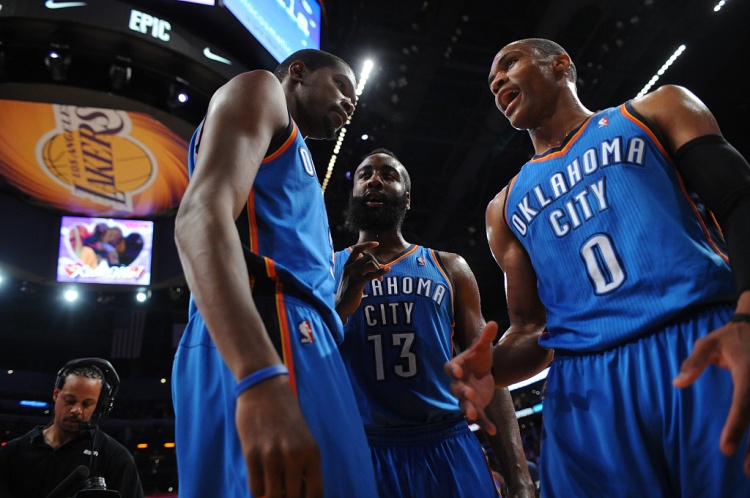  雷霆三少得分全部進(jìn)入歷史前20！他們是NBA歷史最大的如果嗎？